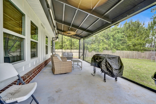 1104 Zephyr, Panama City, FL 32404 - view of patio featuring outdoor lounge area