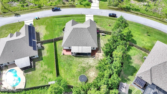 1104 Zephyr, Panama City, FL 32404 - aerial view of property and surrounding area with a pool