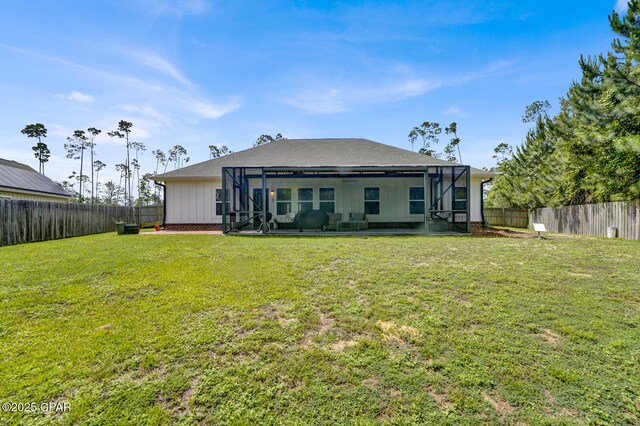 1104 Zephyr, Panama City, FL 32404 - rear view of house featuring a lanai