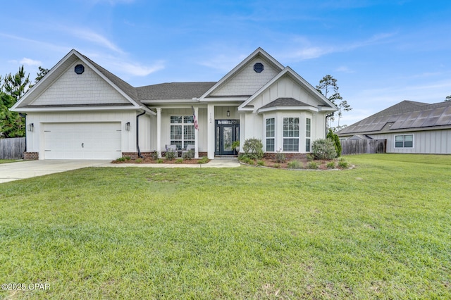 1104 Zephyr, Panama City, FL 32404 - ranch-style house featuring board and batten siding, concrete driveway, a garage, and roof with shingles