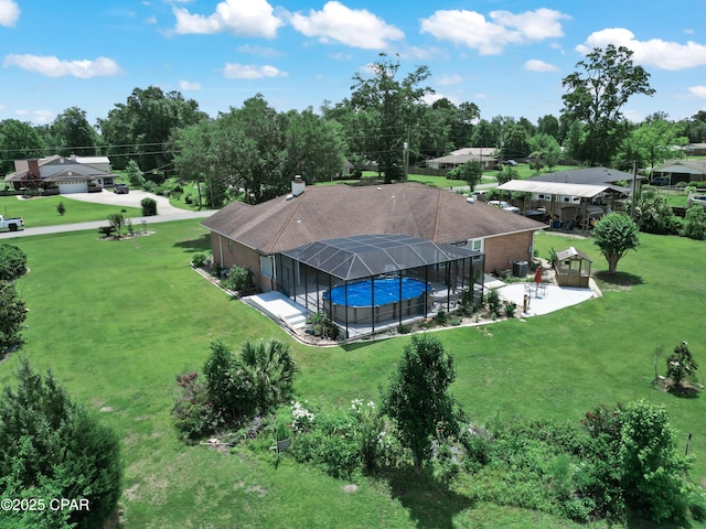 16532 SW Mimosa St, Blountstown, FL 32424 - view of subject property with a tree filled landscape
