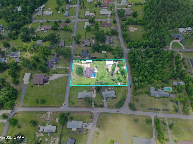 16532 SW Mimosa St, Blountstown, FL 32424 - view of property location with property boundaries highlighted