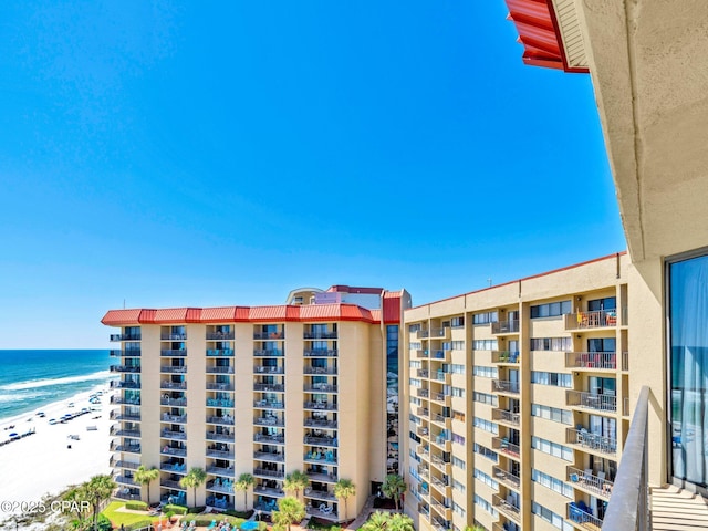 6505 Thomas Dr Unit 1009B, Panama City Beach, FL 32408 - view of apartment building / complex with view of water and beach