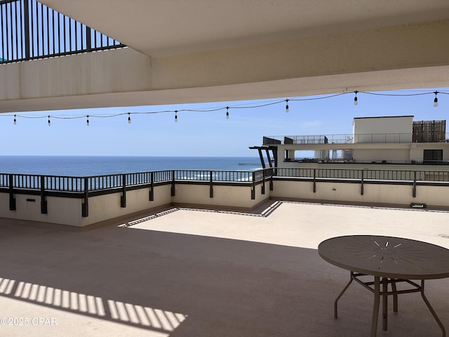 15100 Front Beach Rd Unit 1416, Panama City Beach, FL 32413 - view of patio with a water view