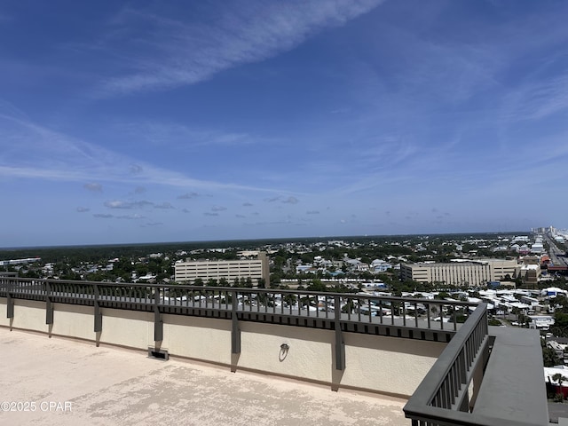 15100 Front Beach Rd Unit 1416, Panama City Beach, FL 32413 - view of patio / terrace with a view of city