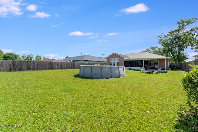 1402 New Hampshire Ave, Lynn Haven, FL 32444 - view of yard with a sunroom