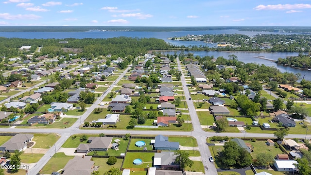 1402 New Hampshire Ave, Lynn Haven, FL 32444 - aerial view of residential area with a large body of water