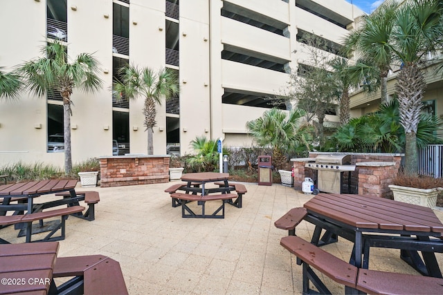14701 Front Beach Rd Unit 1735, Panama City Beach, FL 32413 - view of patio / terrace featuring outdoor dining area