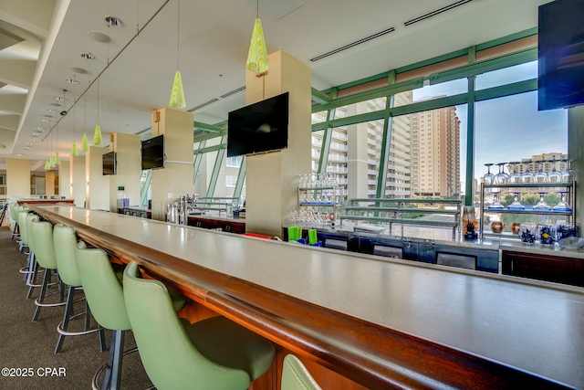 14701 Front Beach Rd Unit 1735, Panama City Beach, FL 32413 - community bar area featuring pendant lighting