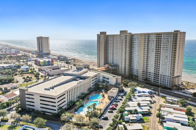 14701 Front Beach Rd Unit 1735, Panama City Beach, FL 32413 - aerial view of expansive coastline and a pool