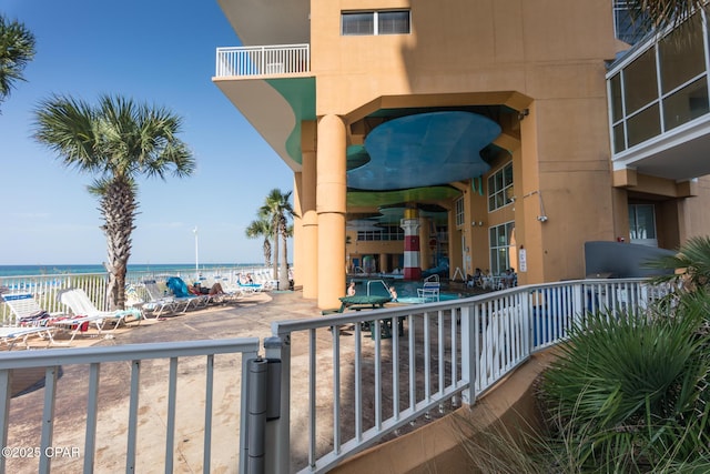 17739 Front Beach Rd Unit 1007W, Panama City Beach, FL 32413 - patio / terrace featuring a water view