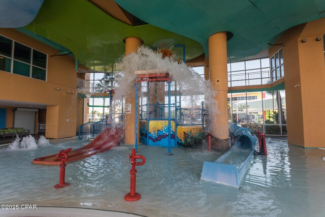 17739 Front Beach Rd Unit 1007W, Panama City Beach, FL 32413 - building lobby featuring a towering ceiling