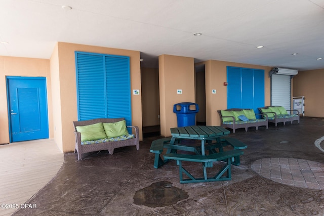 17739 Front Beach Rd Unit 1007W, Panama City Beach, FL 32413 - view of patio / terrace featuring an outdoor living space