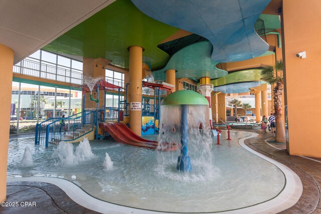 17739 Front Beach Rd Unit 1007W, Panama City Beach, FL 32413 - common area with a high ceiling