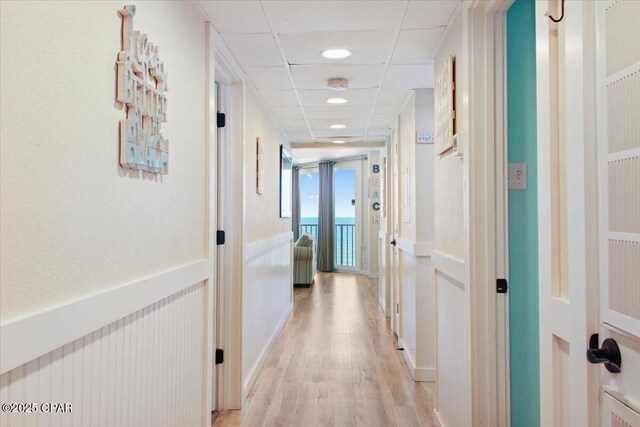 11757 Front Beach Rd Unit W601, Panama City Beach, FL 32407 - hall featuring light wood-style flooring and recessed lighting