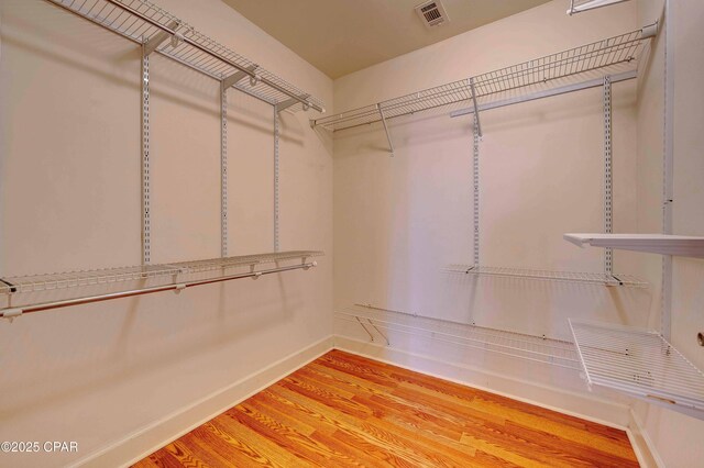 8700 Front Beach Rd Unit 7101, Panama City Beach, FL 32407 - walk in closet featuring light wood-type flooring