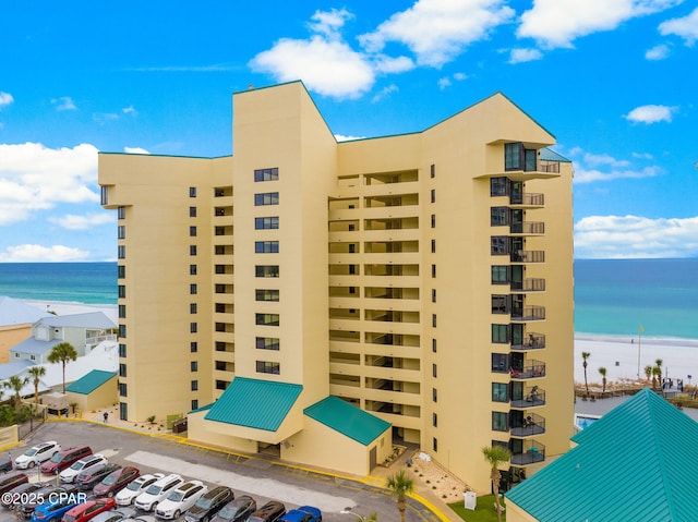9850 S Thomas Dr Unit 1112E, Panama City Beach, FL 32408 - view of apartment building / complex with a water view