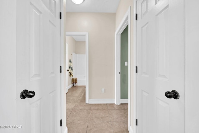 216 Bonita Cir Unit C, Panama City, FL 32408 - hall with light tile patterned floors and baseboards
