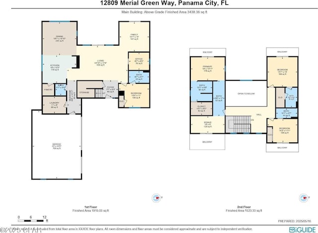 12809 Merial Green Way, Southport, FL 32409 - view of property floor plan