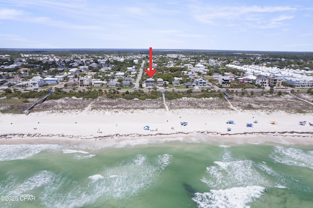 13826 Front Beach Rd, Panama City Beach, FL 32413 - aerial view of residential area featuring expansive beach