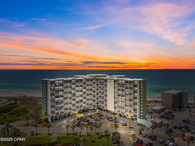 23223 Front Beach Rd Unit A509, Panama City Beach, FL 32413 - drone / aerial view of a nearby body of water and apartment complex