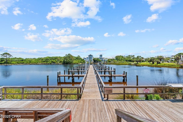 23223 Front Beach Rd Unit A509, Panama City Beach, FL 32413 - dock area featuring a water view