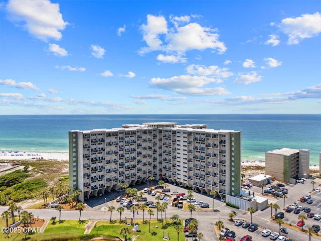 23223 Front Beach Rd Unit A509, Panama City Beach, FL 32413 - drone / aerial view of a nearby body of water and apartment complex