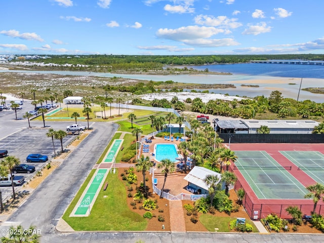 23223 Front Beach Rd Unit A509, Panama City Beach, FL 32413 - aerial view of a large body of water and a pool