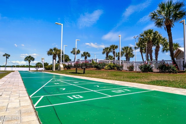 23223 Front Beach Rd Unit A509, Panama City Beach, FL 32413 - view of home's community featuring shuffleboard