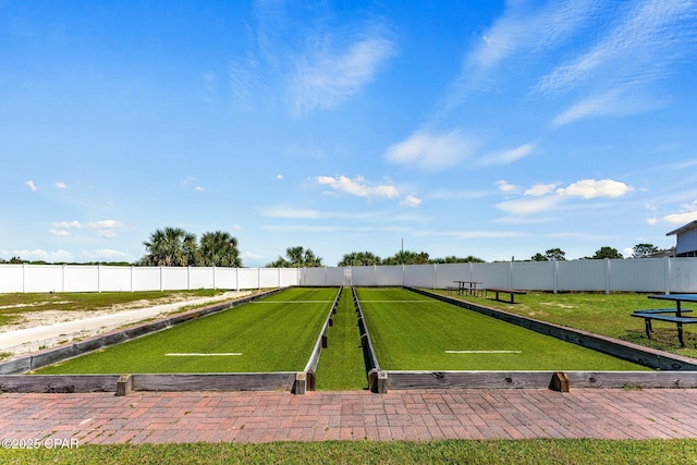 23223 Front Beach Rd Unit A509, Panama City Beach, FL 32413 - view of yard featuring a bocce ball area