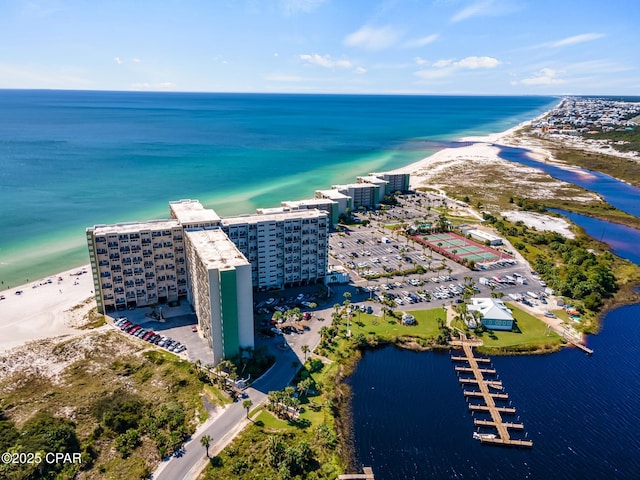 23223 Front Beach Rd Unit A509, Panama City Beach, FL 32413 - drone / aerial view of expansive beach and apartment complex
