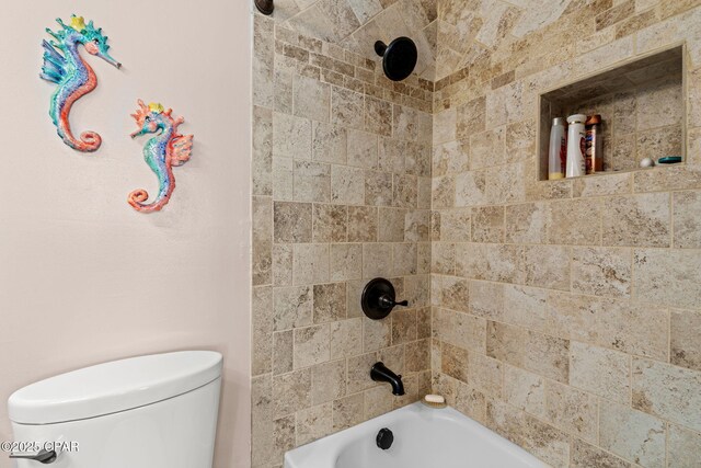 23223 Front Beach Rd Unit A509, Panama City Beach, FL 32413 - full bathroom featuring tub / shower combination and toilet