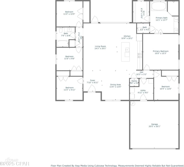 3928 Sandpine Way, Panama City, FL 32404 - floor plan / room layout