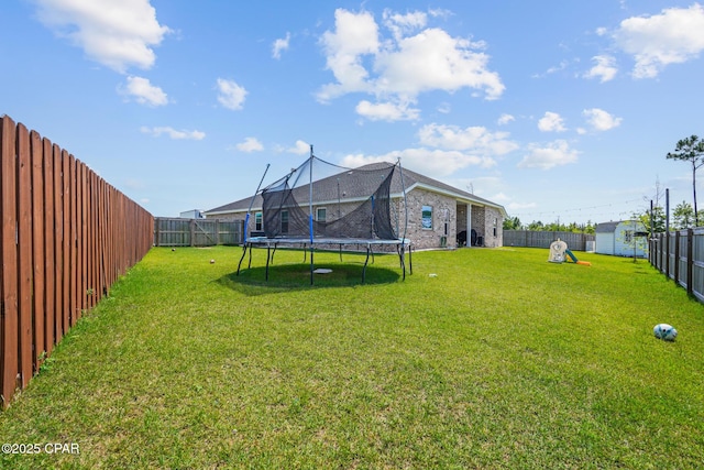 3928 Sandpine Way, Panama City, FL 32404 - view of yard with a trampoline