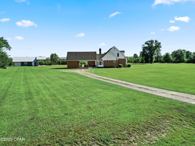 18562 Lois Fowler Rd, Blountstown, FL 32424 - view of grassy yard with driveway