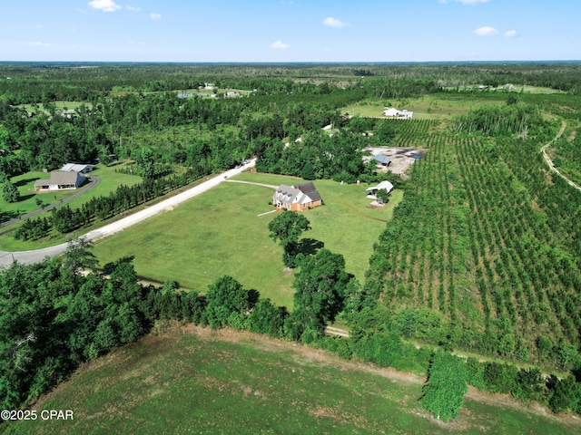 18562 Lois Fowler Rd, Blountstown, FL 32424 - aerial overview of property's location with rural landscape and rows of crops