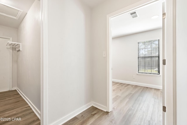 4130 White Pine Ct, Tallahassee, FL 32311 - hallway featuring wood finished floors and baseboards