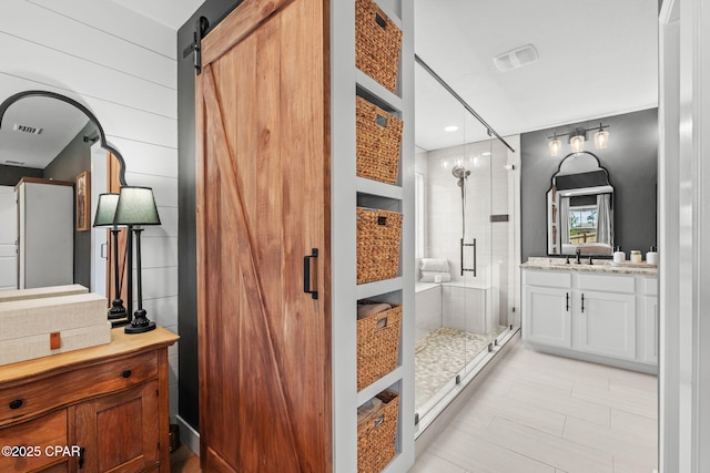 160 James Way, Southport, FL 32409 - full bathroom with a shower stall and vanity