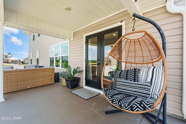 160 James Way, Southport, FL 32409 - view of patio / terrace with french doors