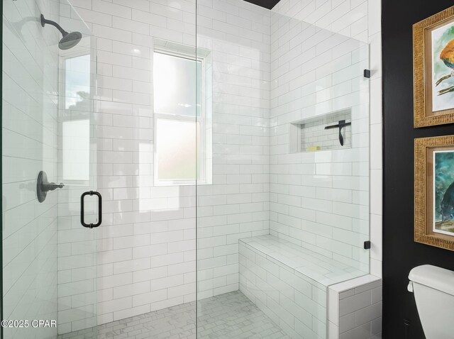 135 Buddy St, Santa Rosa Beach, FL 32459 - bathroom with a stall shower and toilet