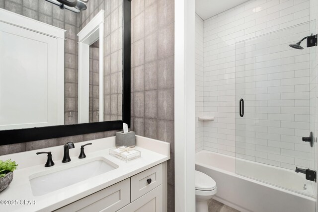 135 Buddy St, Santa Rosa Beach, FL 32459 - full bath featuring toilet, vanity, and washtub / shower combination
