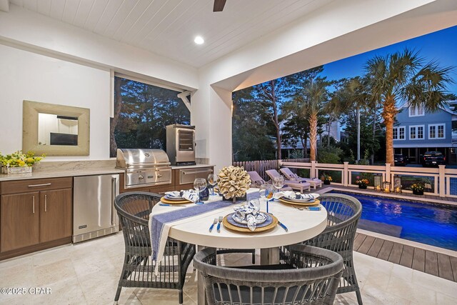 135 Buddy St, Santa Rosa Beach, FL 32459 - dining space featuring recessed lighting