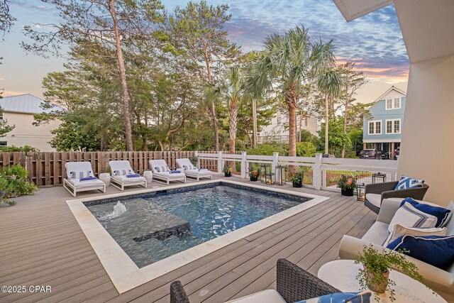 135 Buddy St, Santa Rosa Beach, FL 32459 - view of pool with a deck and outdoor lounge area