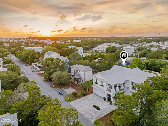 135 Buddy St, Santa Rosa Beach, FL 32459 - aerial perspective of suburban area
