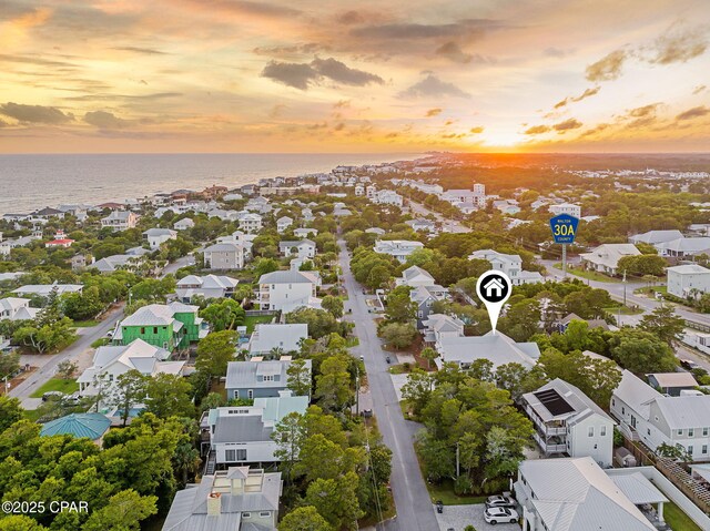 135 Buddy St, Santa Rosa Beach, FL 32459 - aerial view of residential area featuring a nearby body of water