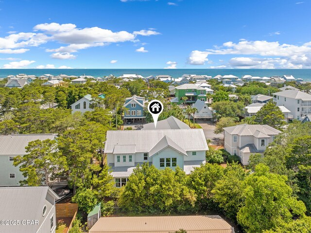 135 Buddy St, Santa Rosa Beach, FL 32459 - aerial view of residential area featuring a large body of water