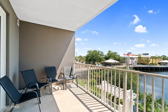 9902 S Thomas Dr Unit 135, Panama City Beach, FL 32408 - balcony with a water view