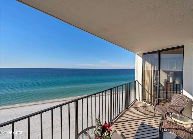 11619 Front Beach Rd Unit 1110, Panama City Beach, FL 32407 - balcony with view of water and beach