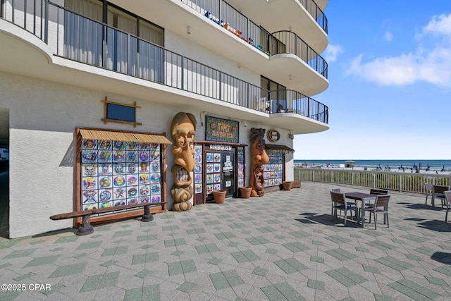 11619 Front Beach Rd Unit 1110, Panama City Beach, FL 32407 - view of patio with a water view