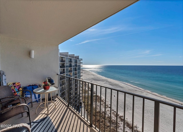 11619 Front Beach Rd Unit 1110, Panama City Beach, FL 32407 - balcony with view of water and beach